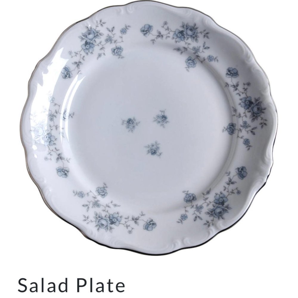 Haviland Blue Garland Salad Plate Set of 5